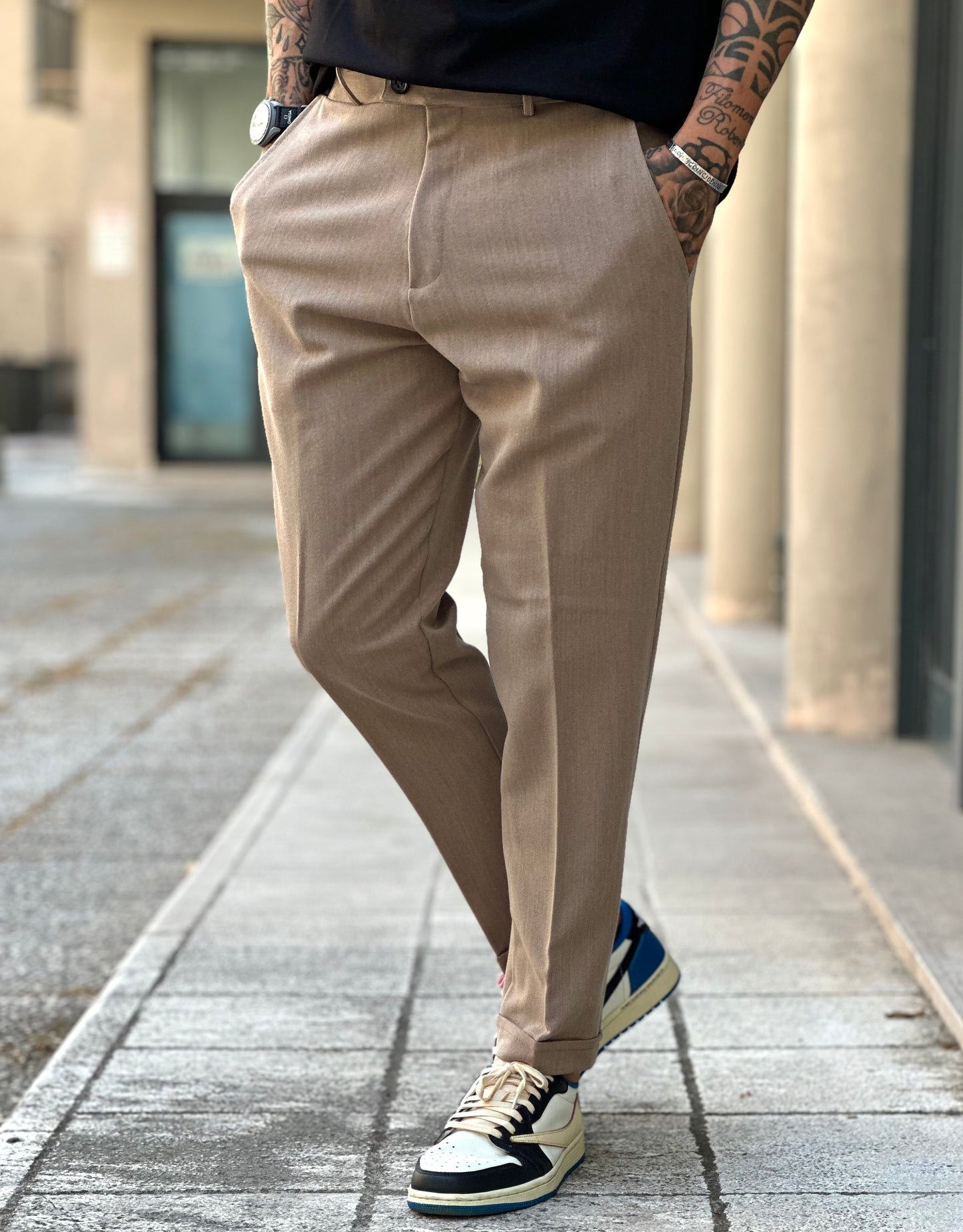 Pantalone New Master NJB cognac