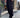 Pantalone stromboli cargo nero Njb