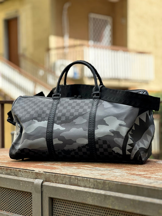 Borsone da Viaggio SPRAYGROUND Stampa Split Up Camo Tear