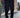 Pantalone stromboli cargo nero Njb