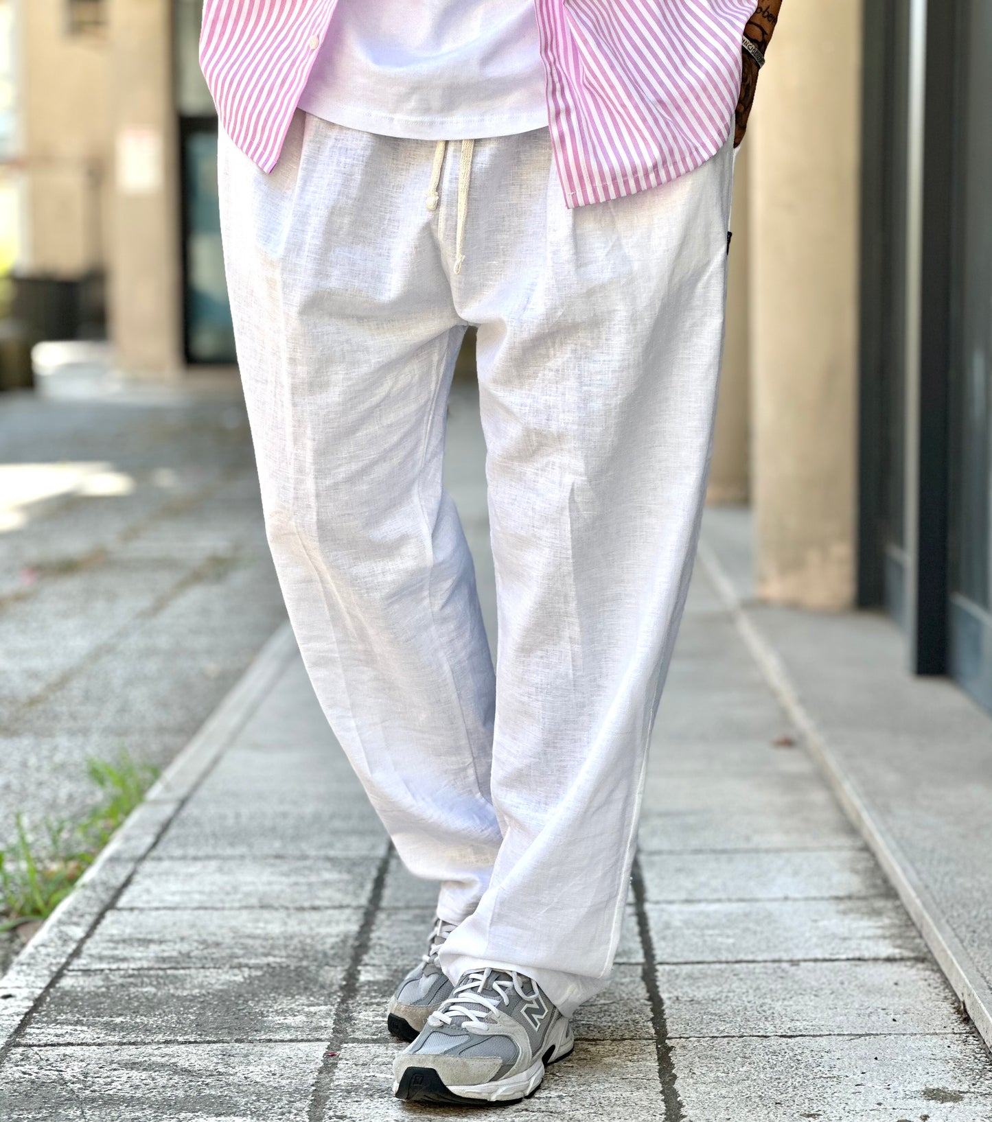 Pantalone Soho in lino NJB