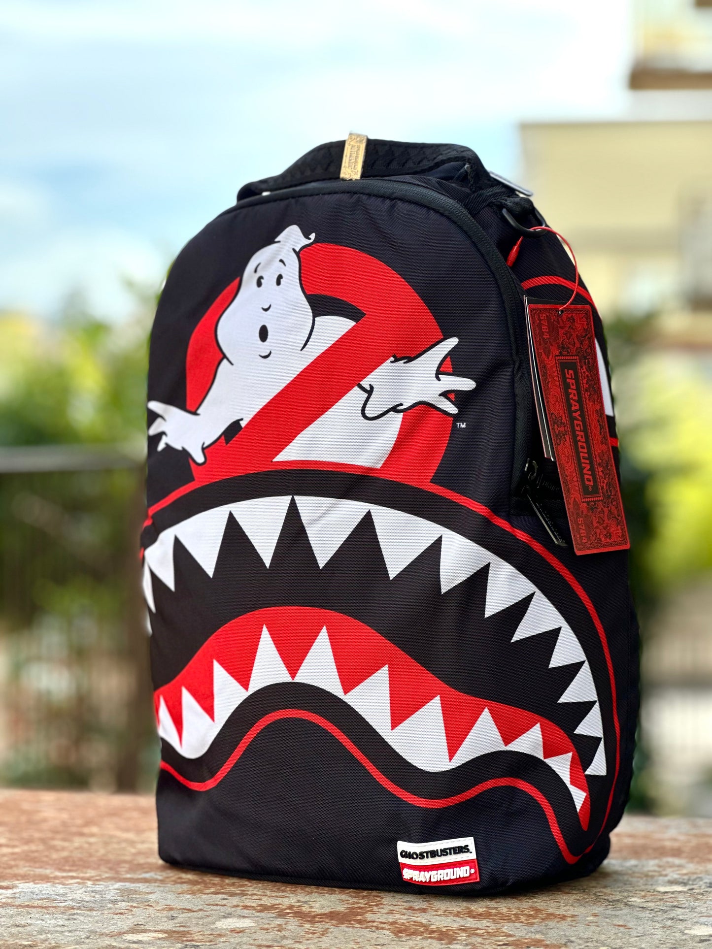 Zaino Sprayground Ghostbusters Shark Nero Multicolor