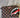 Pochette Sprayground Peeking Character Check in pelle vegana marrone