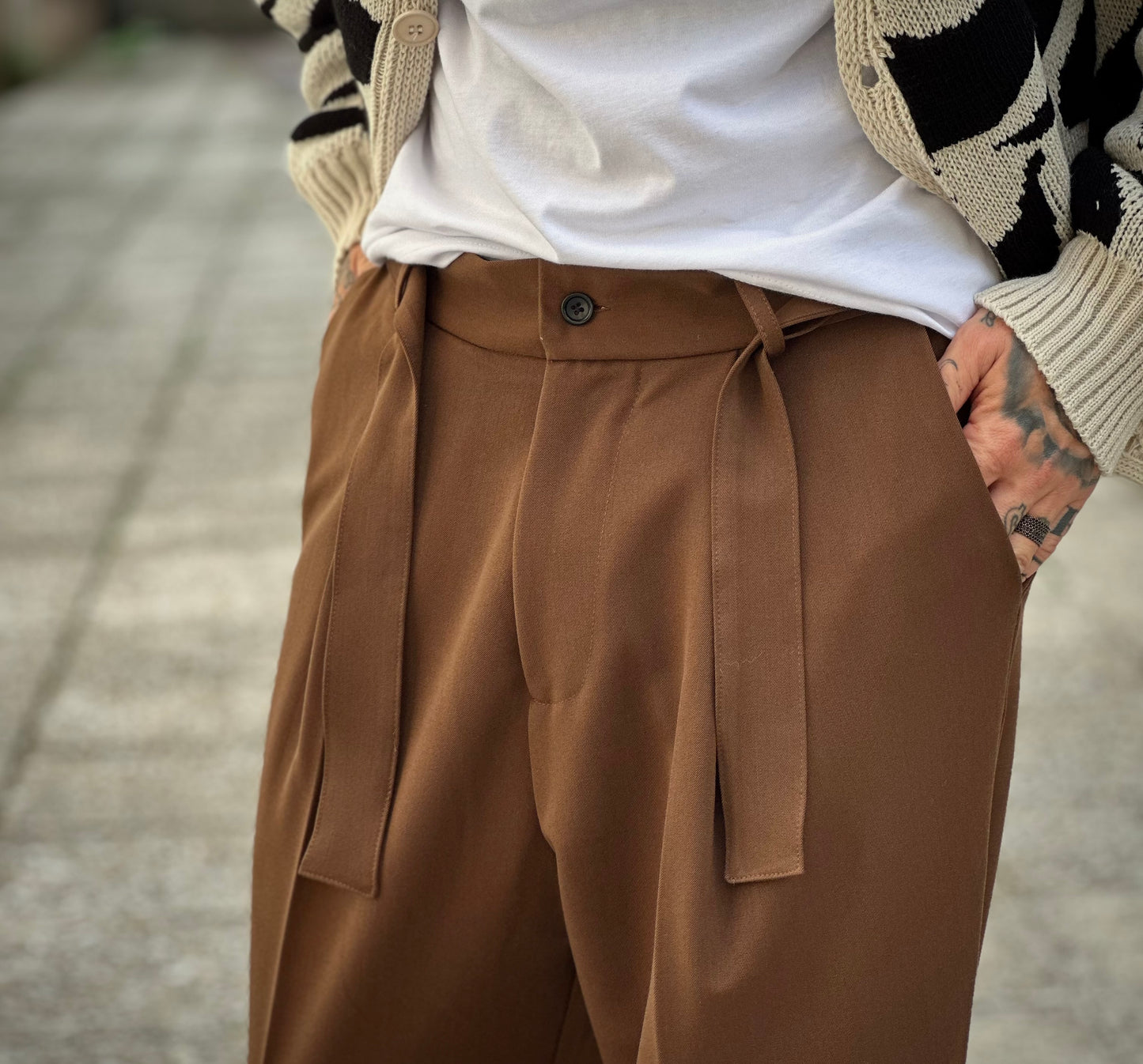 Pantalone Kop NJB marrone