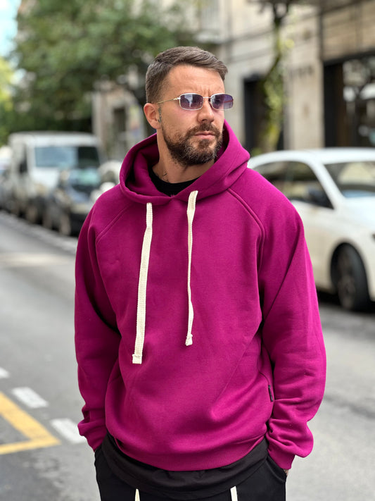 Felpa oversize NJB magenta