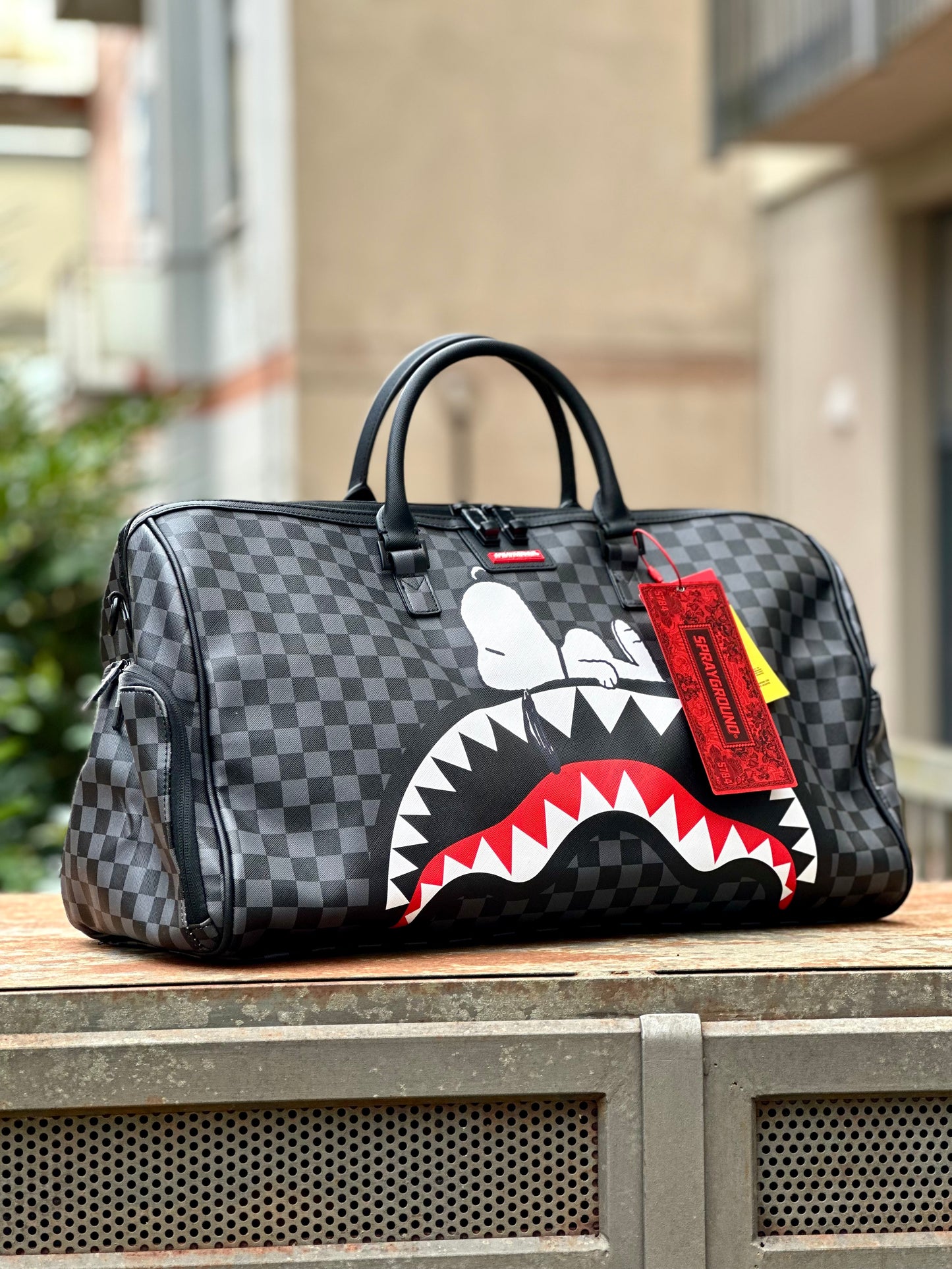 Borsone Sprayground Snoopy Chillin Large Duffle