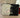 SPRAYGROUND Pochette Cream Check Unifished Shark bianca e nera
