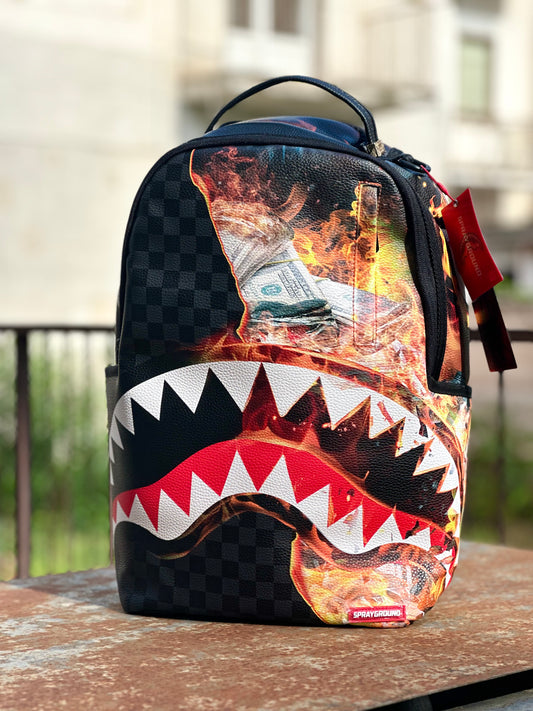 Zaino Sprayground Shark Fire