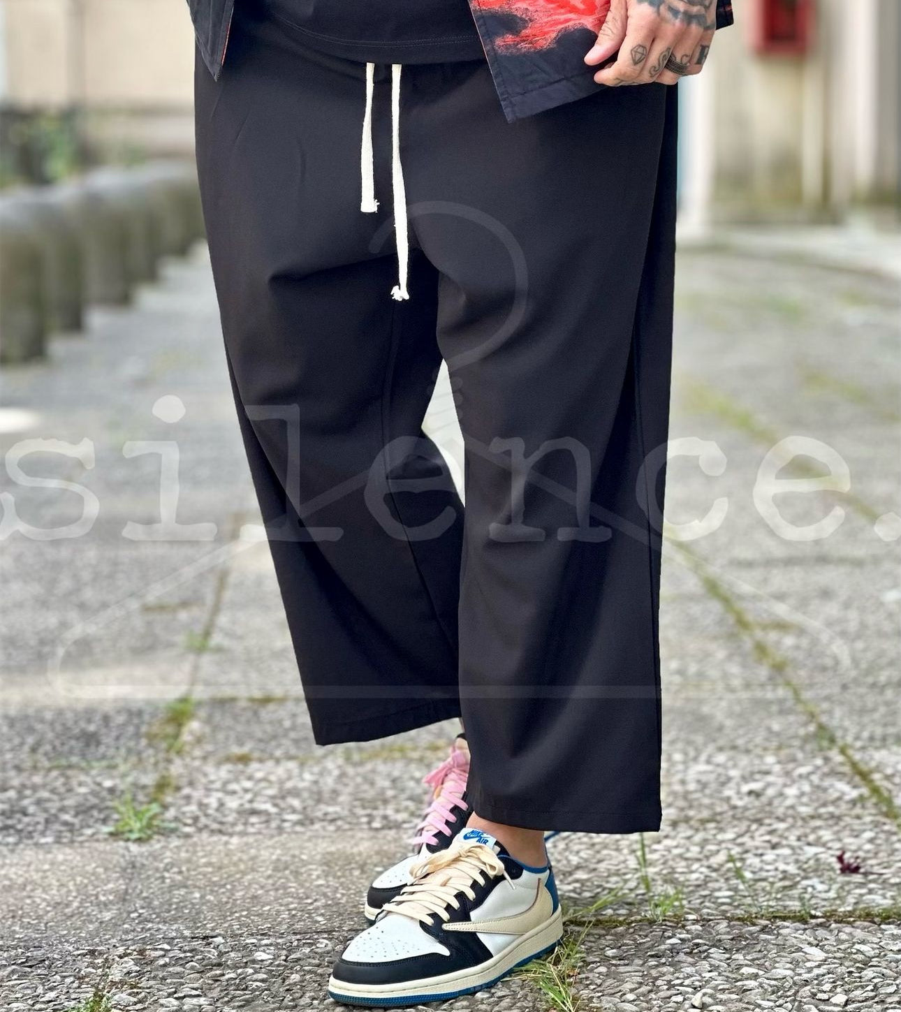 Pantalone All nero NJB