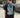 T shirt logo laterale e stampa dietro DOLLY NOIRE