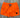 Costume arancione fluo F**k